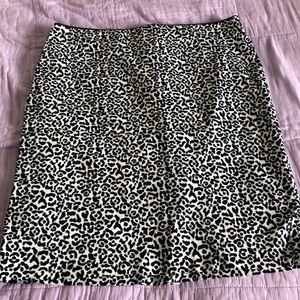WHBM Cheetah Print Skirt